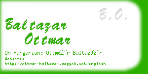 baltazar ottmar business card